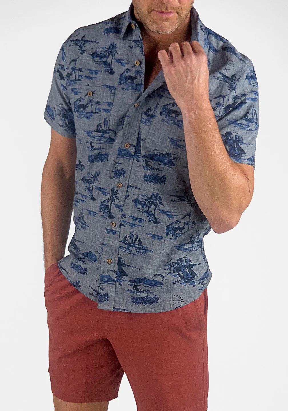 Airotec® Stretch Chambray Work Shirt