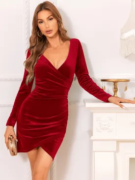 *APP EXCLUSIVE* Long Sleeve Tulip Hem Dress