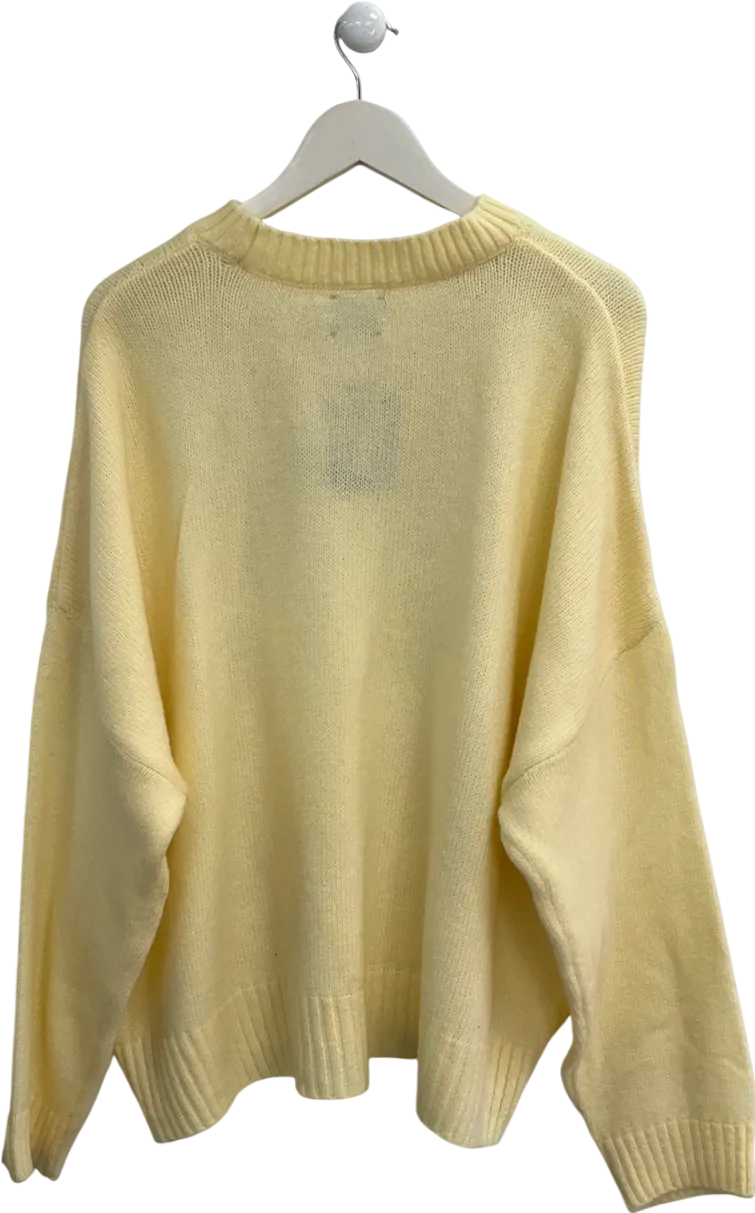 ASOS Yellow Knitted Sweater UK L