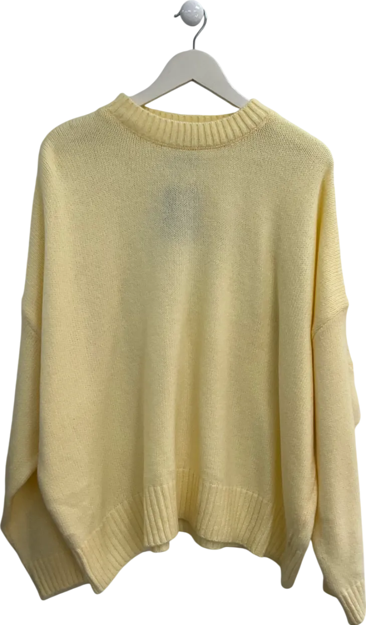 ASOS Yellow Knitted Sweater UK L