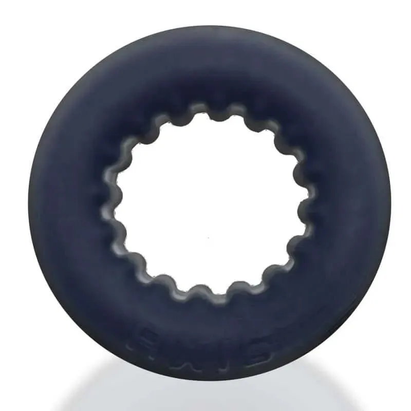 Axis Rib Griphold Cockring Black Ice