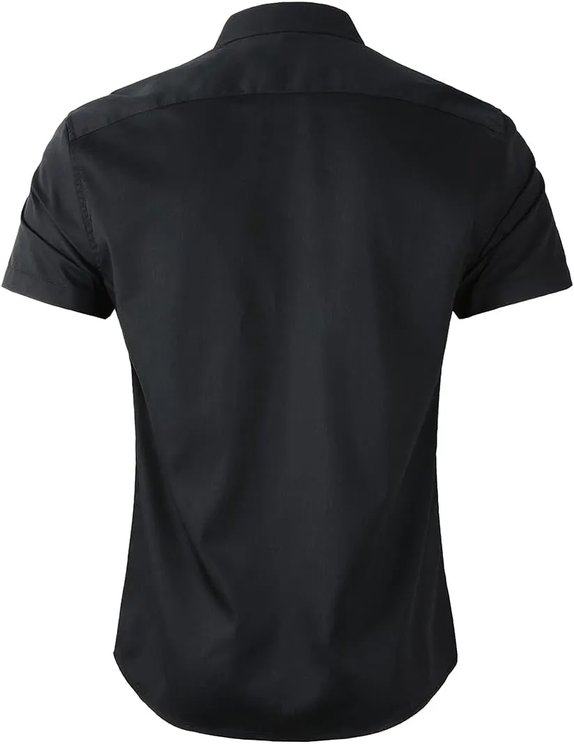 Beninos Men's Short Sleeve Dress Shirt