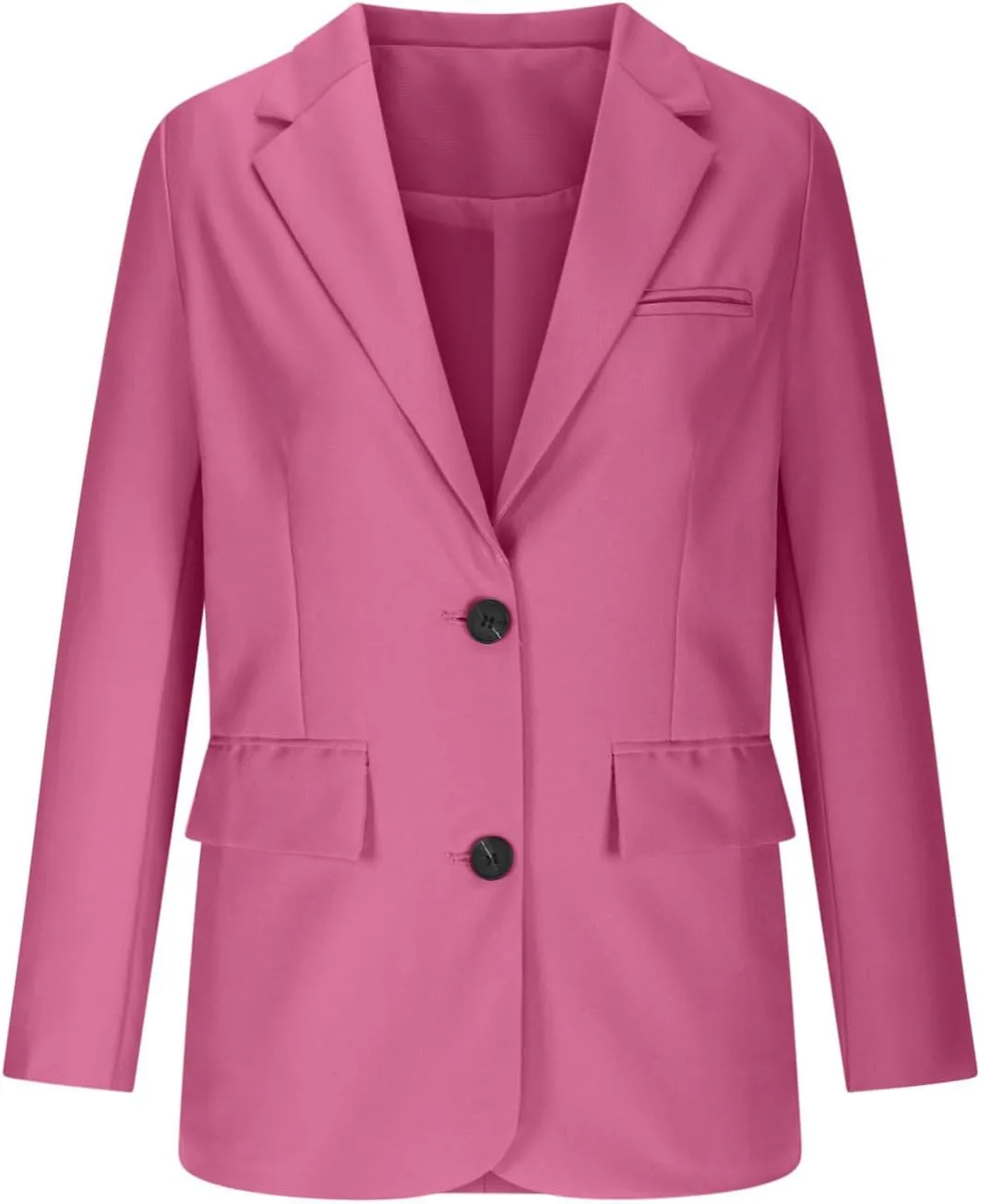 Blazers for Women Business Button Down Long Sleeve Fall Jackets for Women 2024 Dressy Fall Clothes for Women 2024