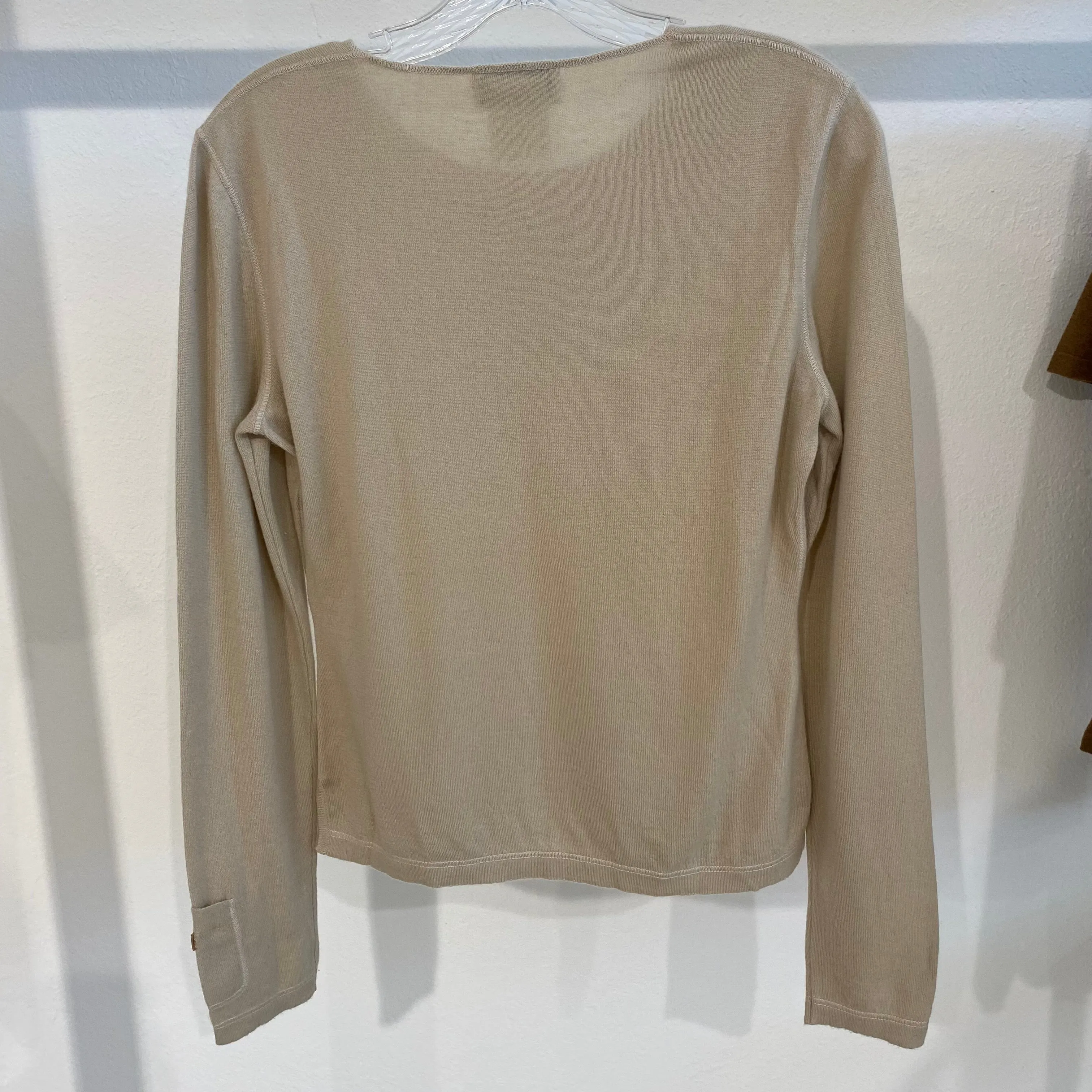 Chanel Beige Knit Sweater