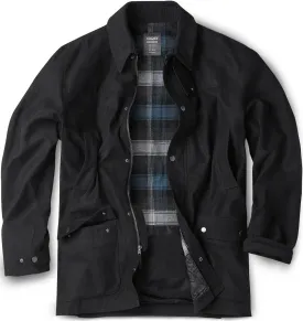 CQR Men's Flannel Lined Shirt Jackets, Long Sleeved Rugged Plaid Cotton Brushed Suede Shirt Jacket