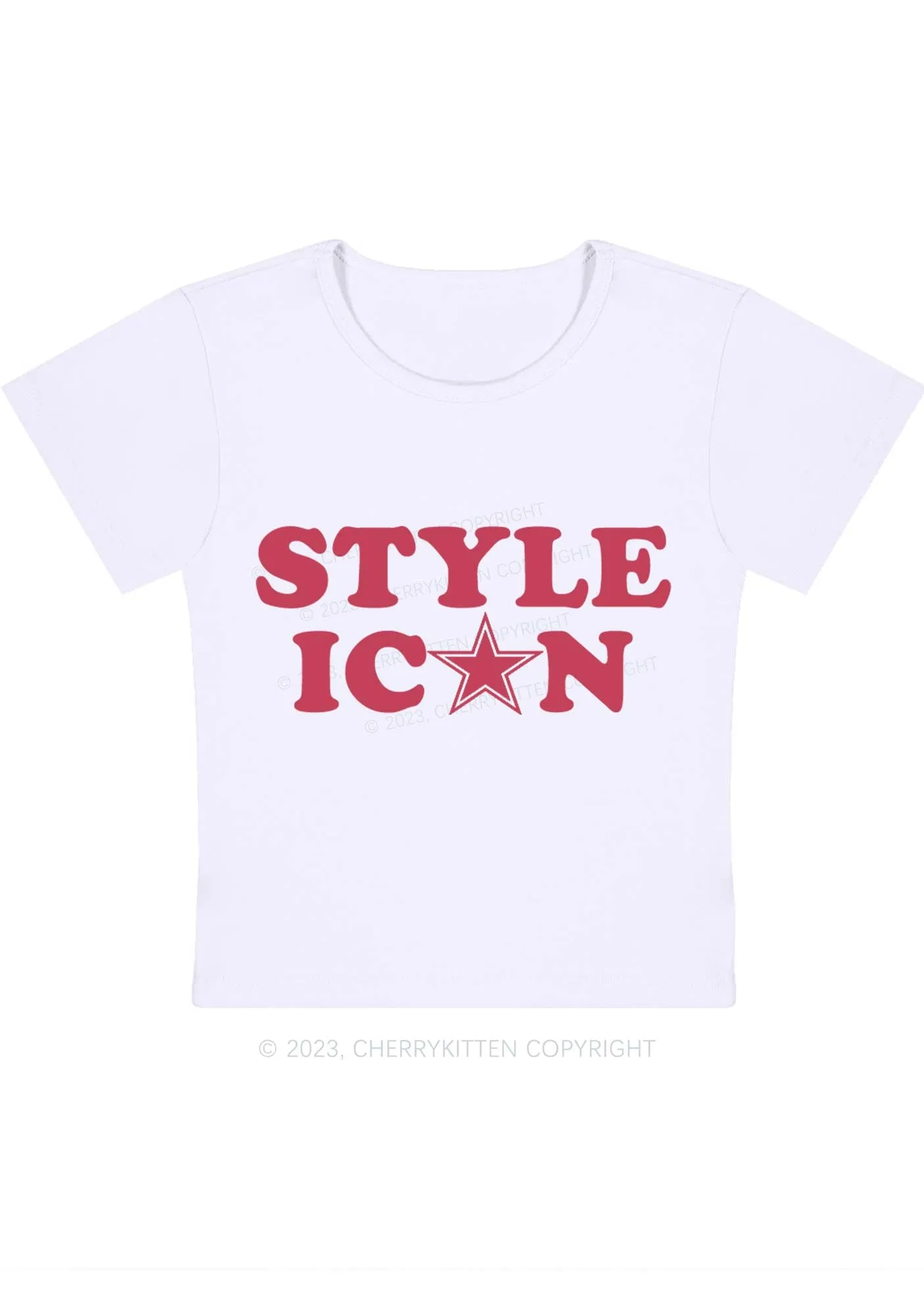 Curvy Style Icon Baby Tee Cherrykitten