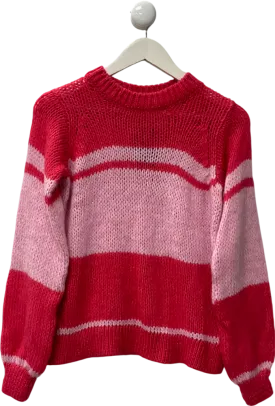 joules Pink Knitted Sweater UK 8
