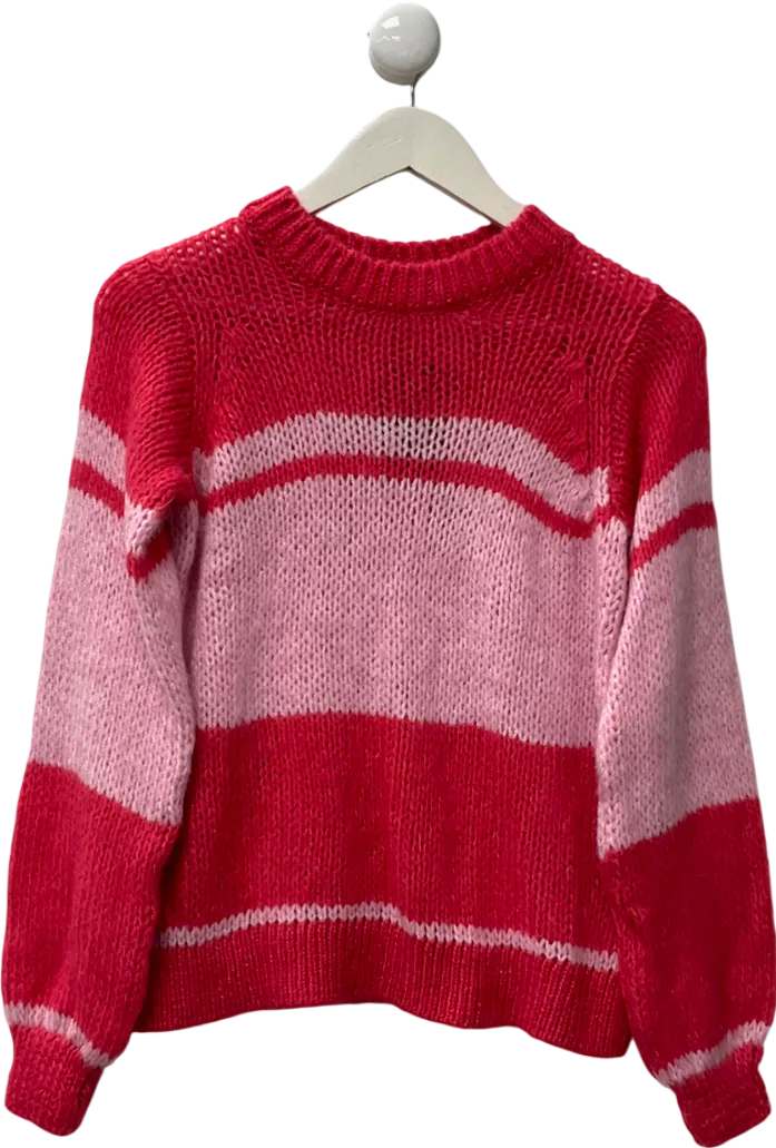 joules Pink Knitted Sweater UK 8