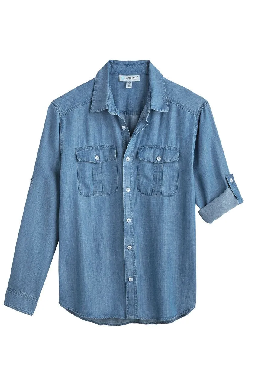 Men's Carson Chambray Shirt | Light Indigo Chambray