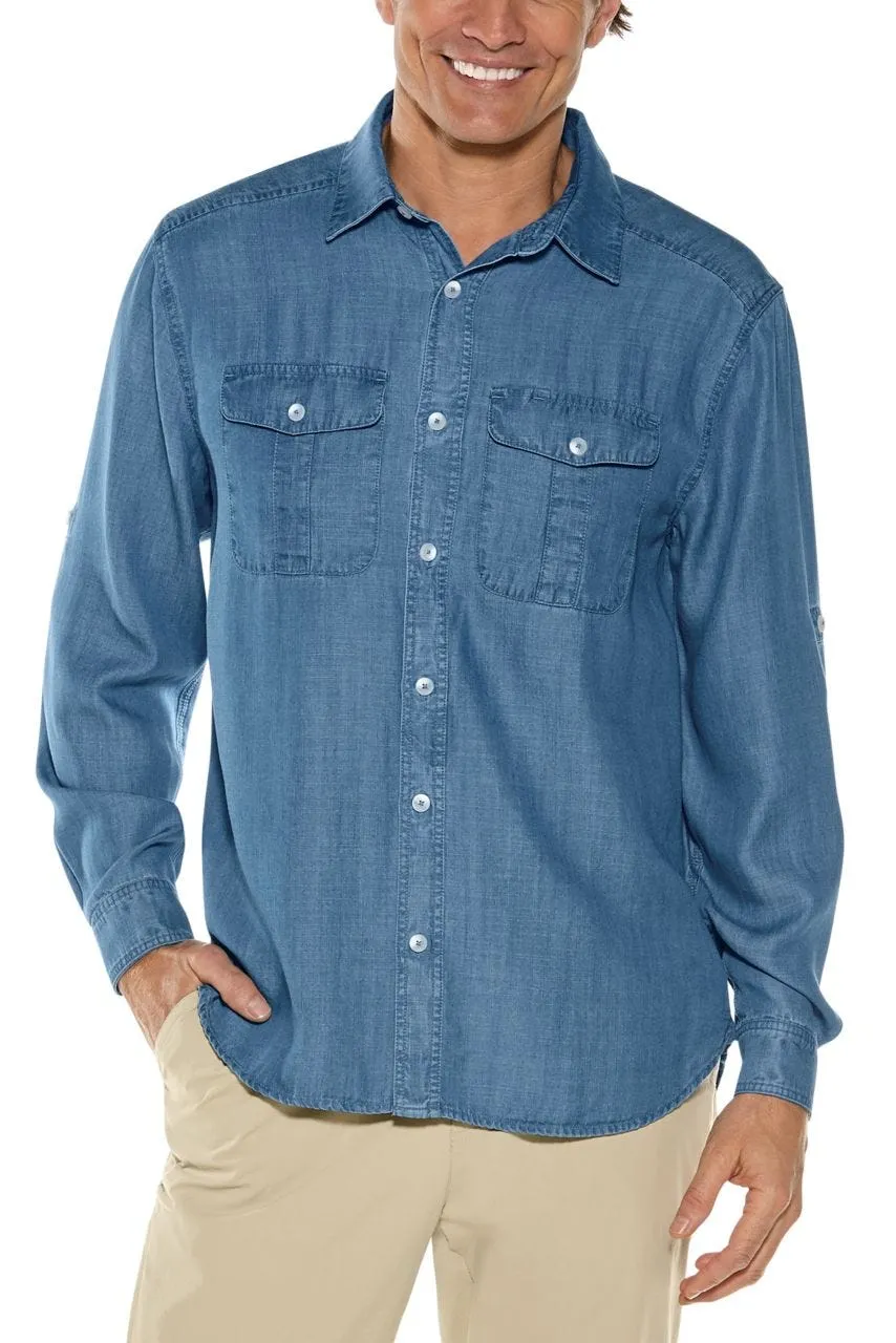 Men's Carson Chambray Shirt | Light Indigo Chambray