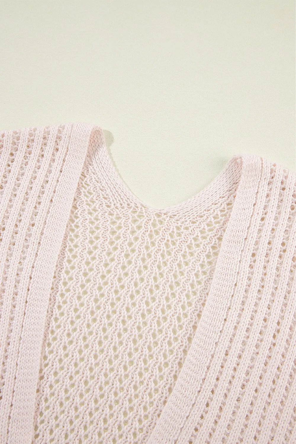 Open Front Long Sleeve Cardigan