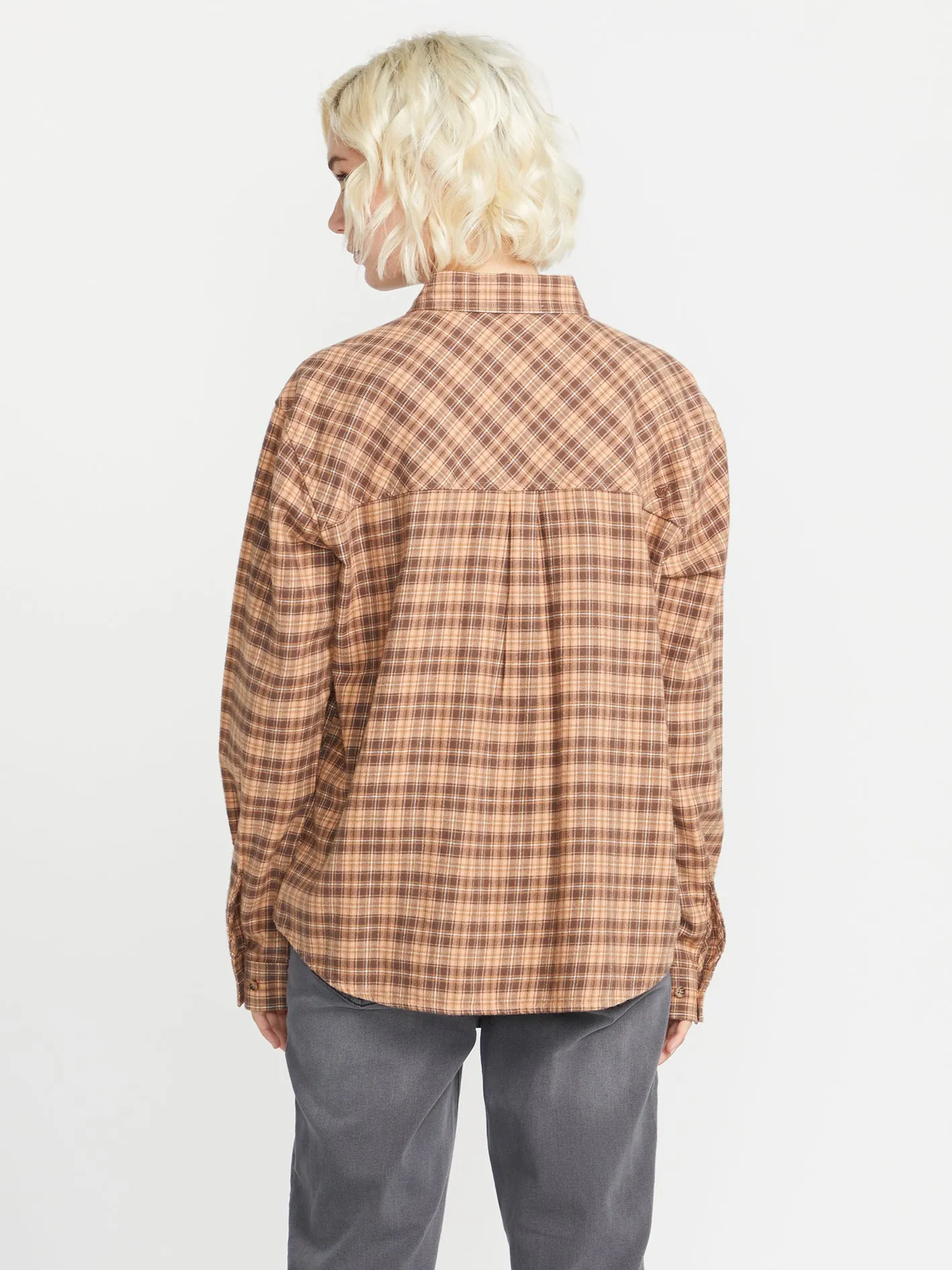 Plaid To Meet U Long Sleeve Shirt - Clay