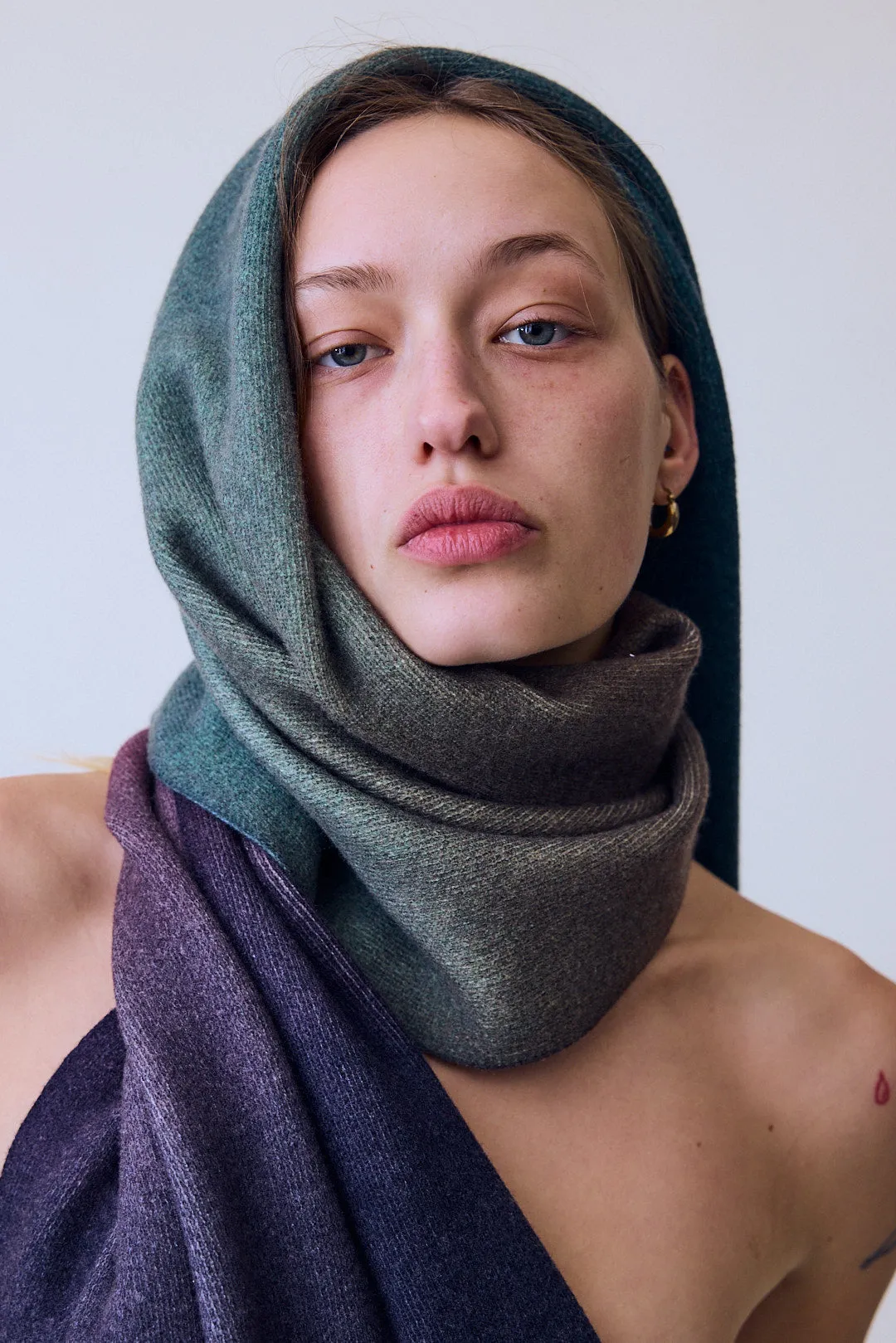 Plum Dye Scarf