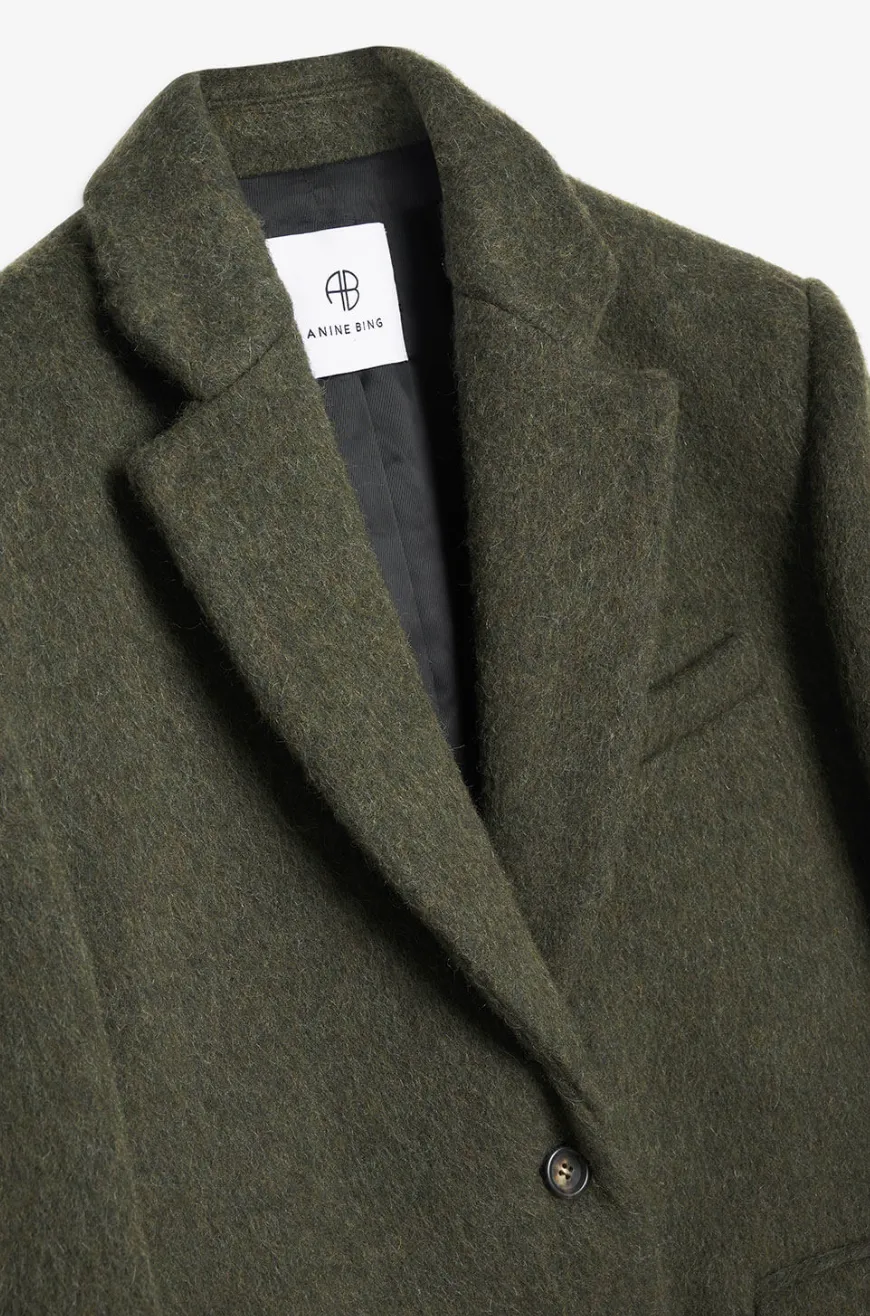 Quinn Blazer - Dark Army Green