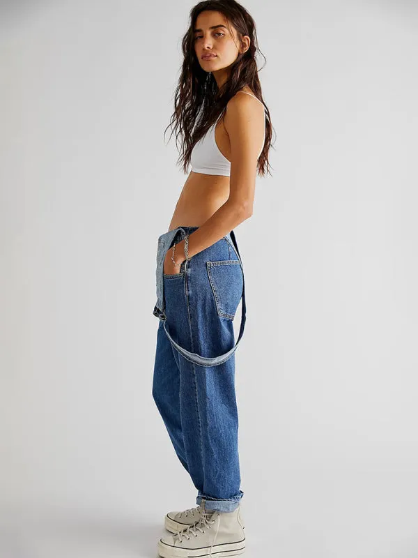 TEEK - Loose Denim Overalls