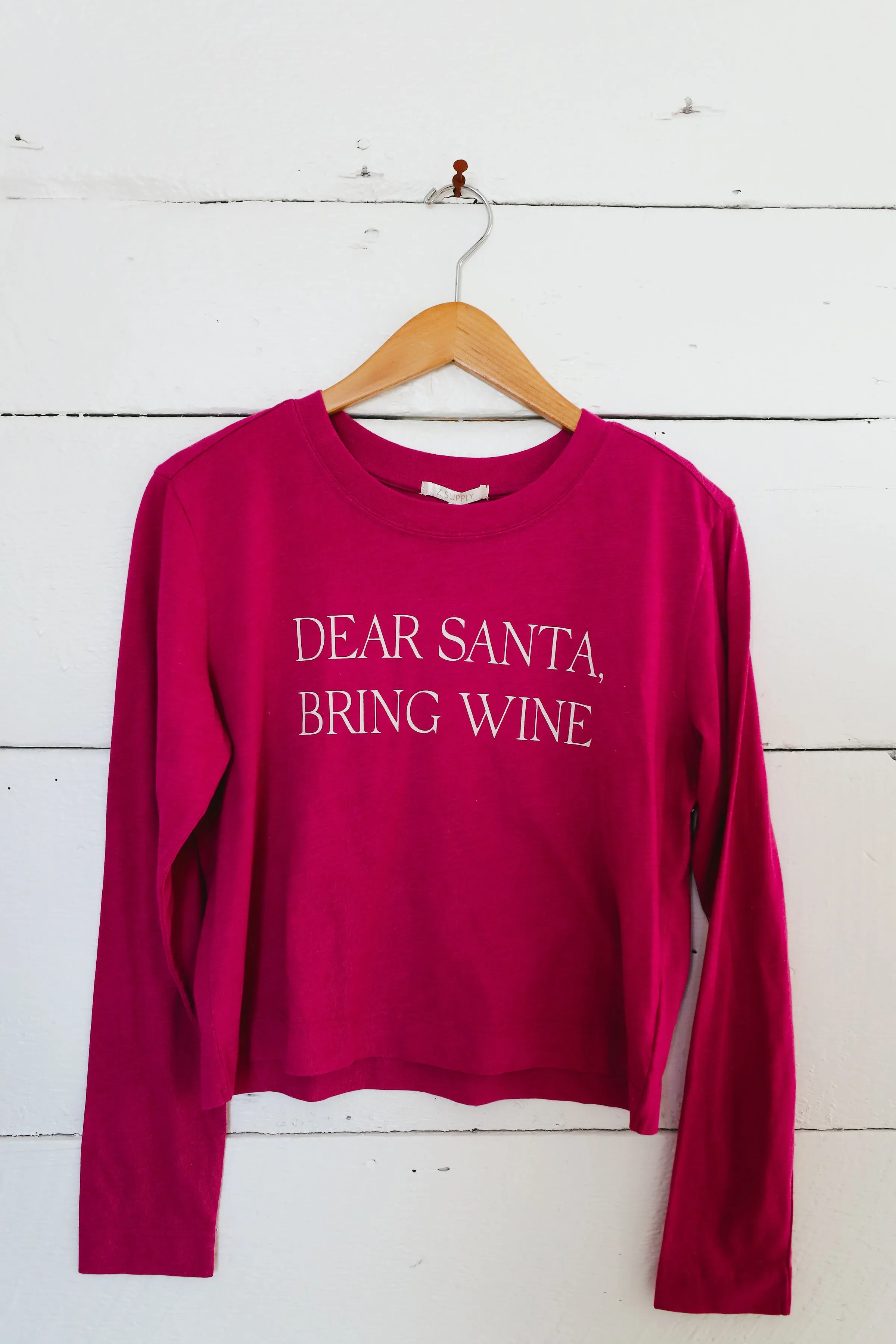 The Bring Wine Long Sleeve Tee