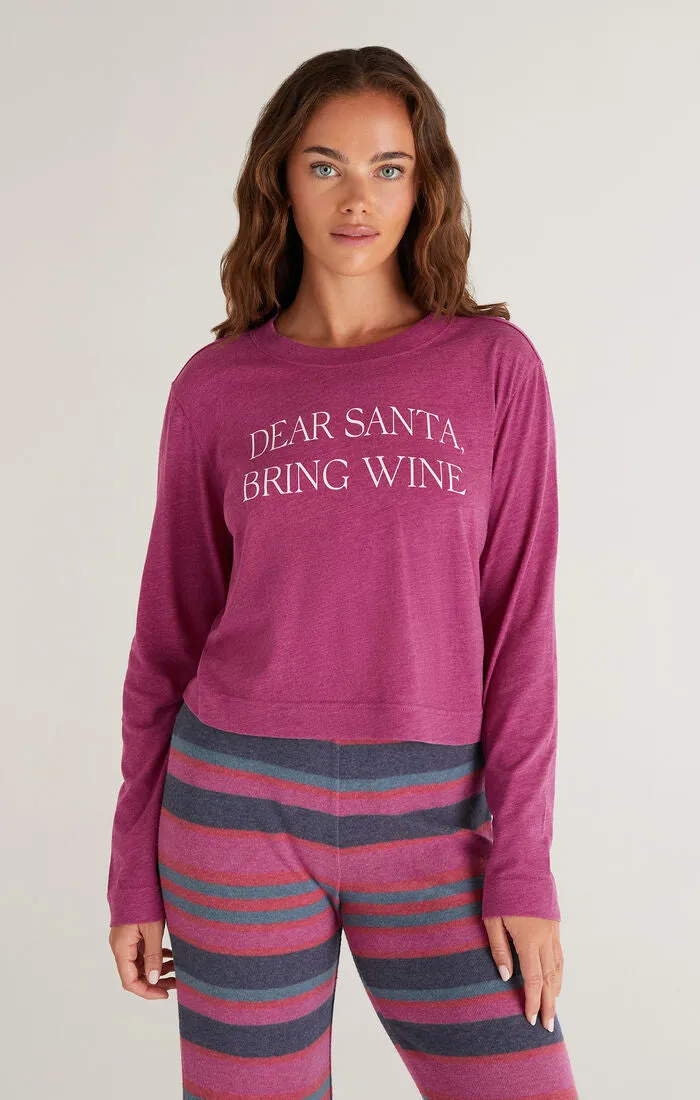 The Bring Wine Long Sleeve Tee