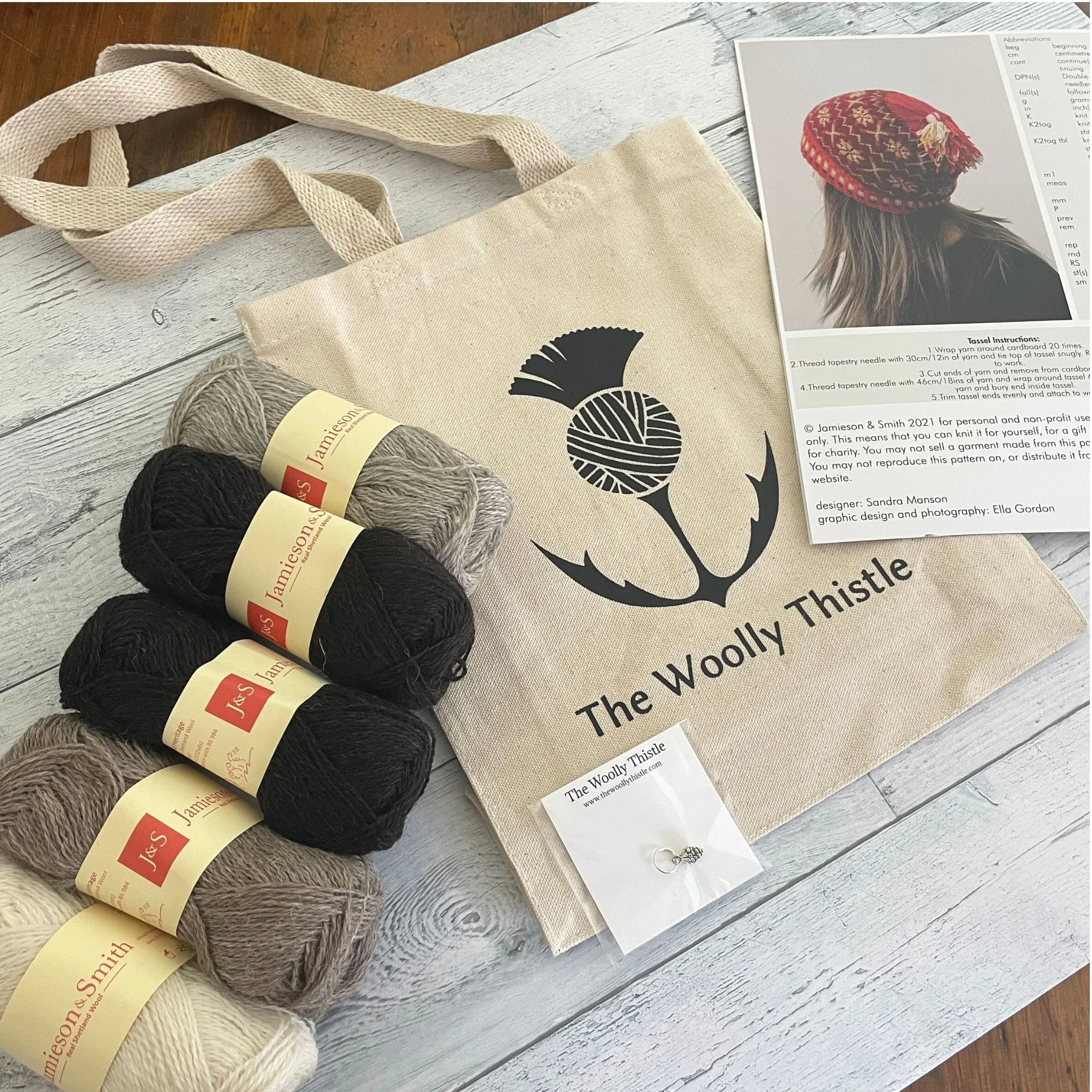 Tirval's Toorie Kits in Jaimeson & Smith