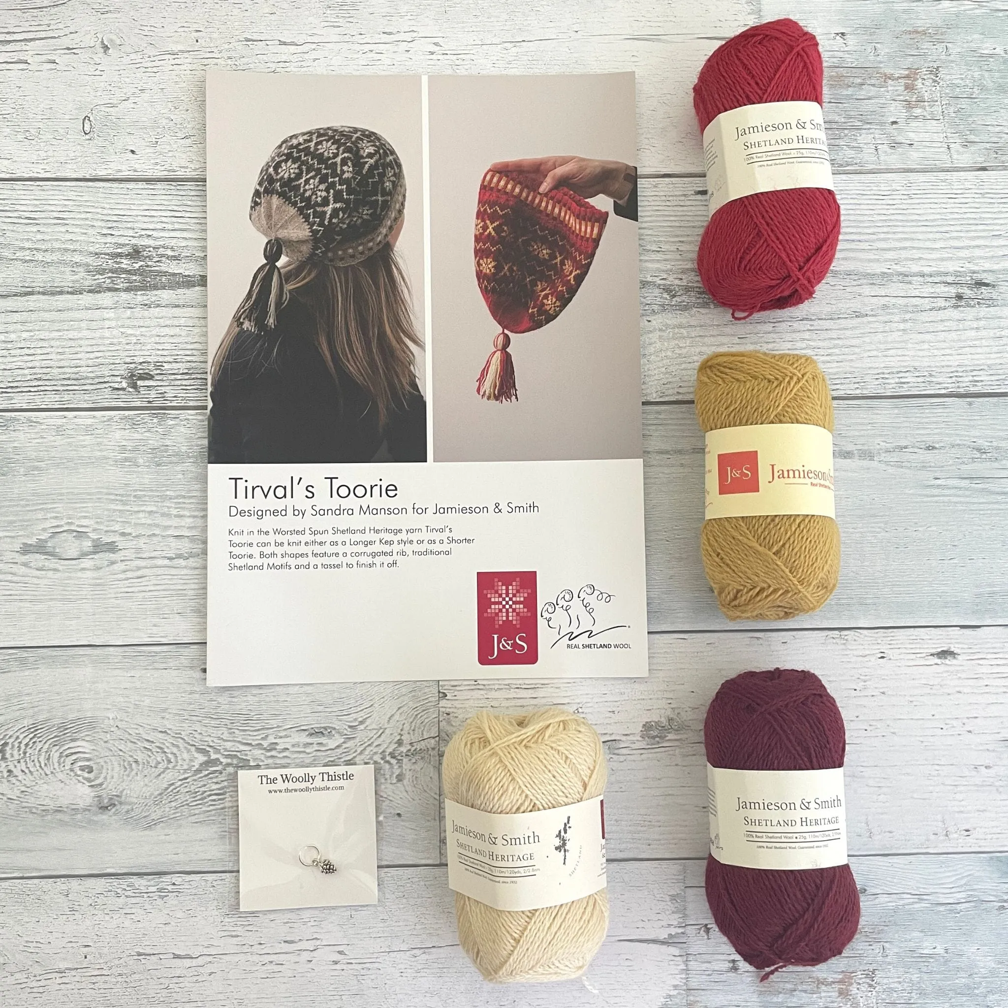 Tirval's Toorie Kits in Jaimeson & Smith