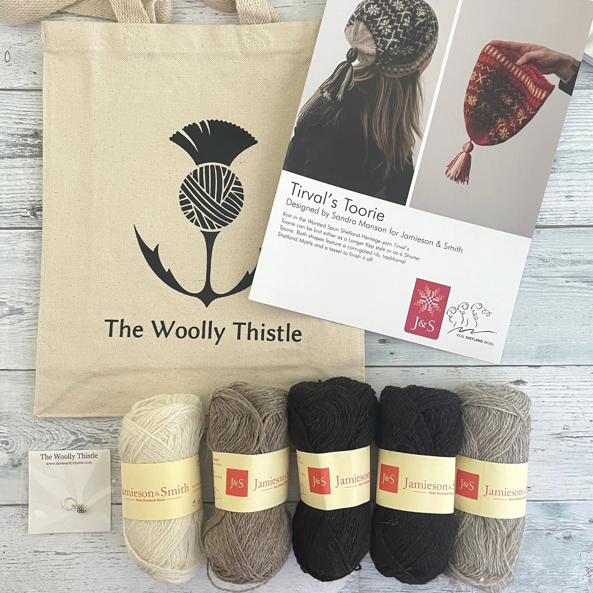 Tirval's Toorie Kits in Jaimeson & Smith