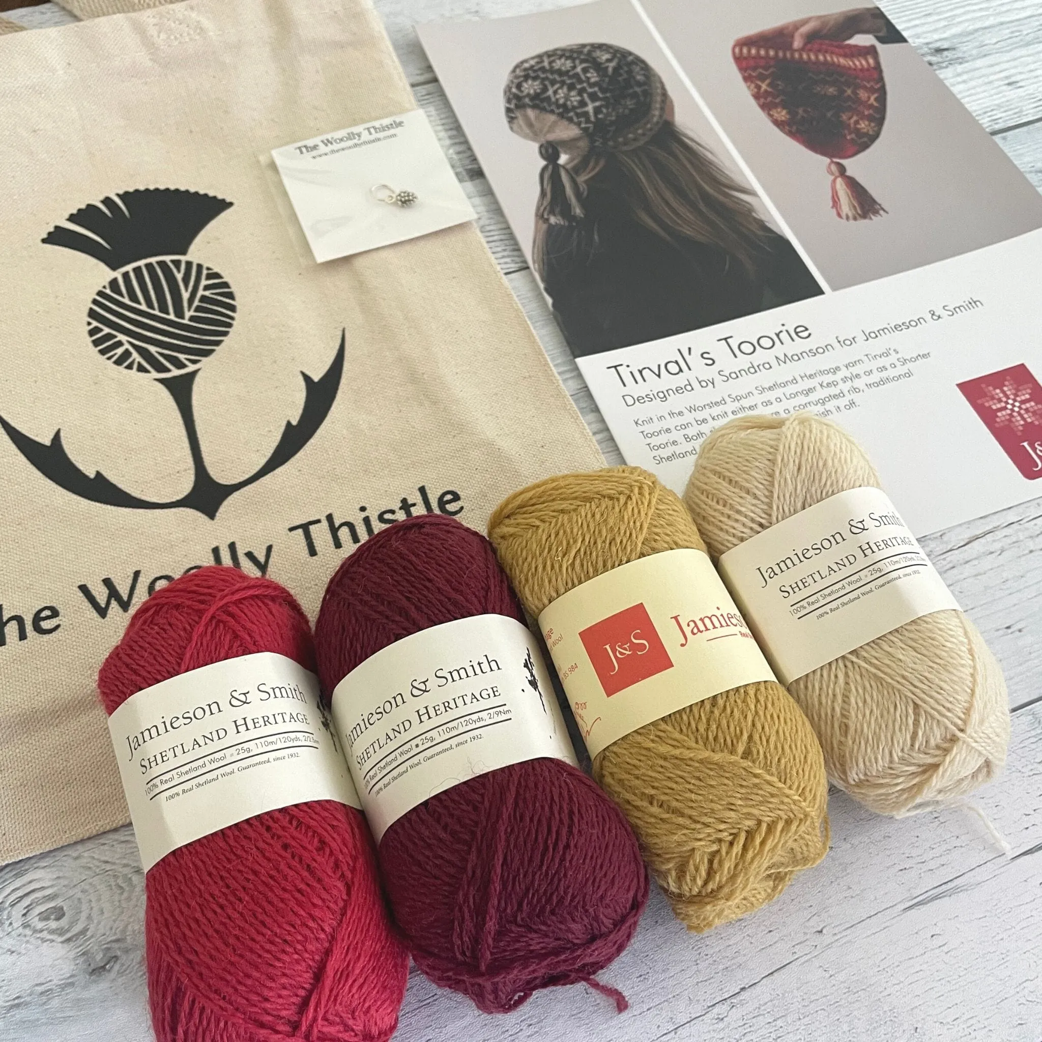 Tirval's Toorie Kits in Jaimeson & Smith