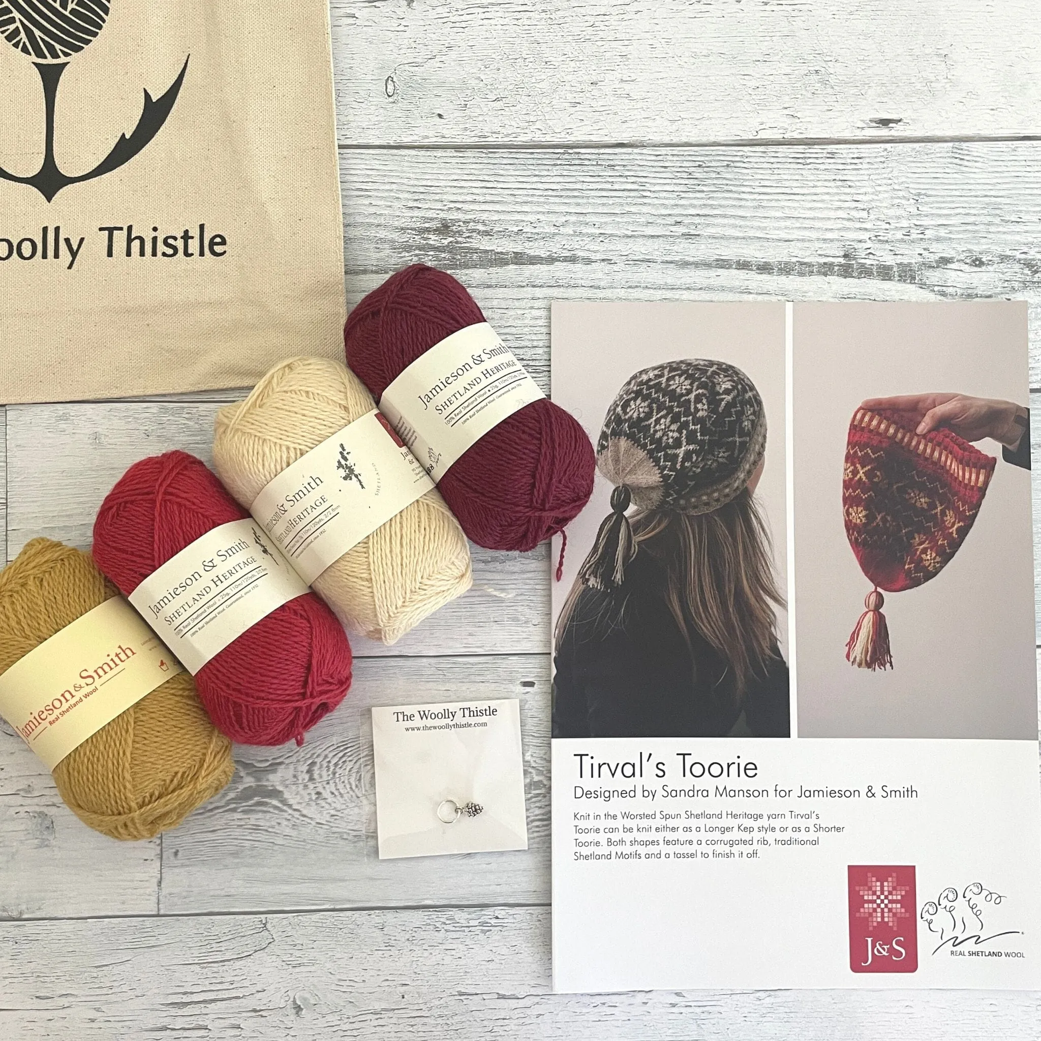Tirval's Toorie Kits in Jaimeson & Smith