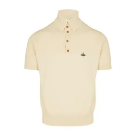 Vivienne Westwood Off-White Cashmere Alex Polo Shirt