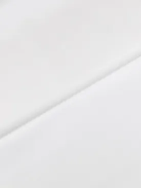 White Twill Mid-weight Cotton Trousers MFC0214