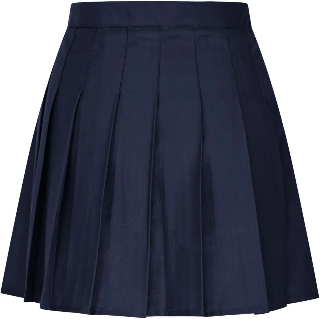Women Pleated Mini Skirt with Built in Shorts Uniform School High Waist A-Line Tennis Skater Skirts Skort