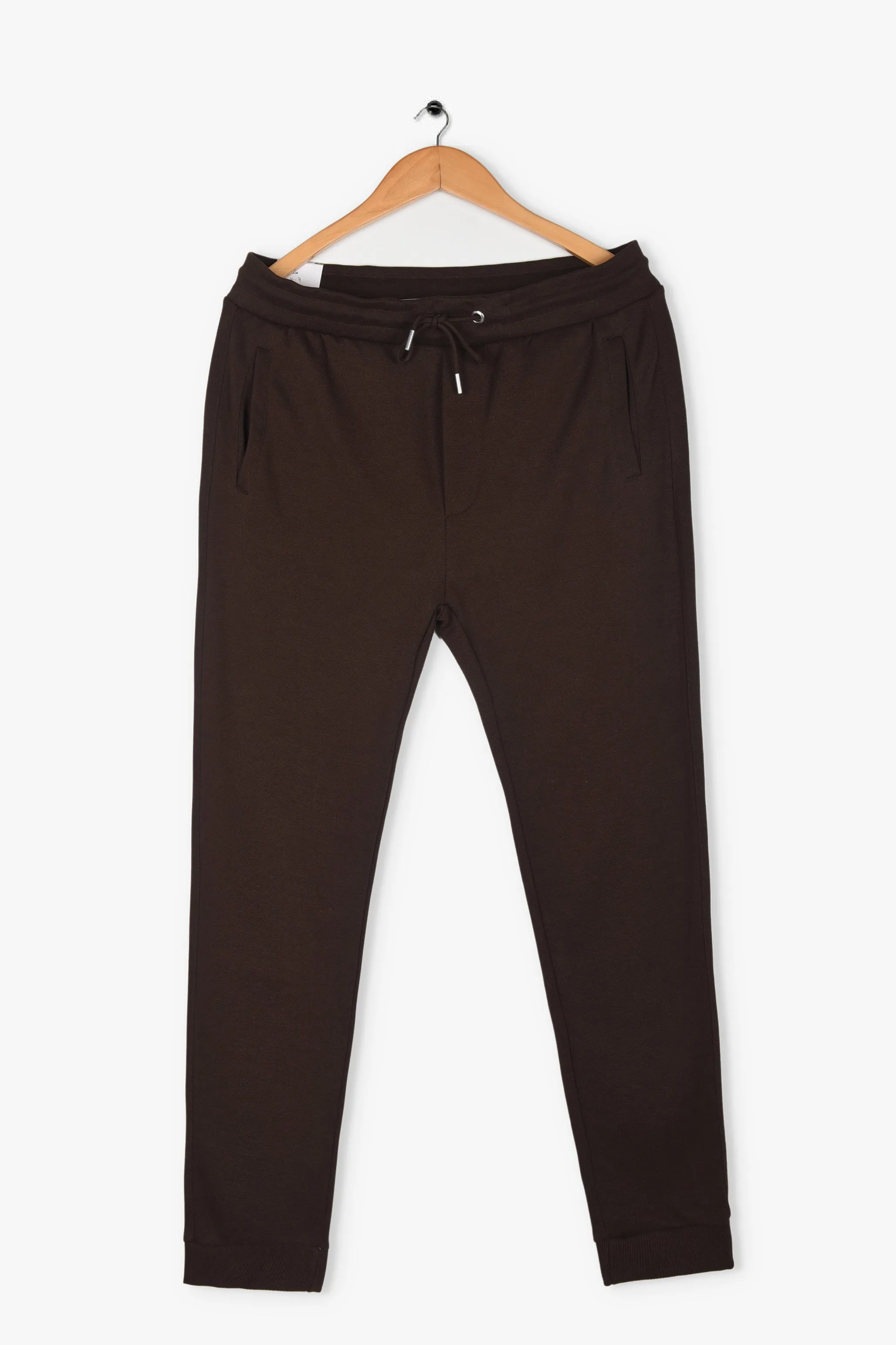 ZARA SLIM TEXTURED JOGGER PANTS